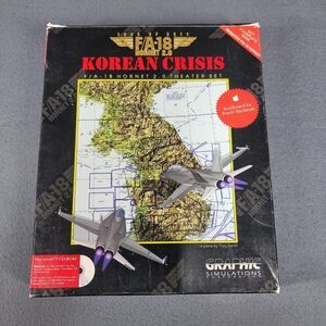 F/A-18 Hornet 2.0: Korean Crisis - English - Big Box Edition MAC - 1995 Vintage